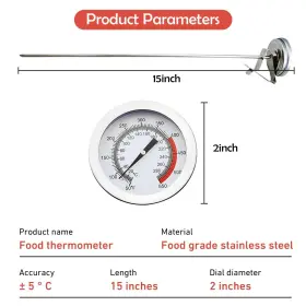 798623780347 STARMIMI Candy Thermometer Pot Clip Meat #2