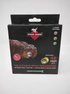 260303821023 STEAKCHAMP Steak Thermometer Led