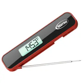 Sterno 50265 Digital Meat Thermometer For Cooking - Instant Read Food With Mot Sterno 50265 Digital Meat Thermometer For Cooking - Instant Read Food With Mot