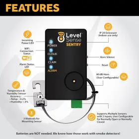 Sentry SUMP ALARM Wifi Freezer Refrigerator Temperature Therm #3