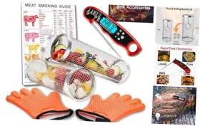 AHAA2 SUNISHI Meat Thermometer Digital Oven Mitts Round Bbq