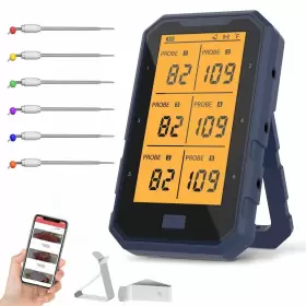 791291823682 SUPALAK Wireless Meat Thermometer Bluetooth Bbq #2