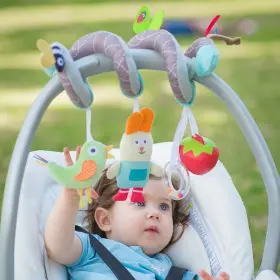 12105 TAF TOYS Garden Spiral Fun Car Seat Pram Han Baby #3