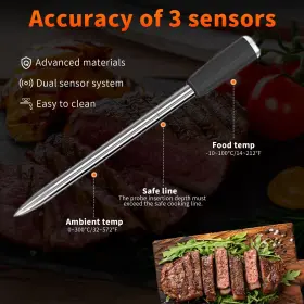 061012689978 TAIFF Smart Wireless Meat Thermometer Bluetooth #3