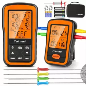 725766832923 TAIMASI Wireless Digital Meat Thermometer Probes
