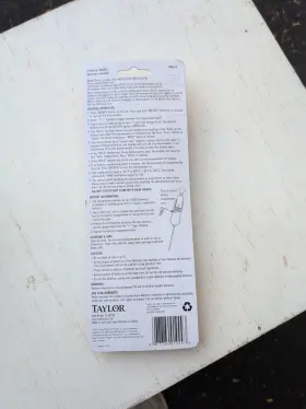 01999 TAYLOR Led Digital Thermometer Bright Display Angle #2
