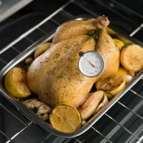 044113098639 TAYLOR Leave Meat Oven Safe Analog Dial Food Bbq #3