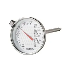 044113098639 TAYLOR Leave Meat Oven Safe Analog Dial Food Bbq