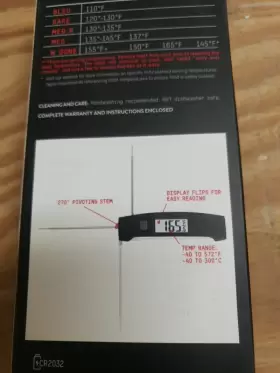 077784029626 TAYLOR Grill Ultra Thermocouple Thermometer #3