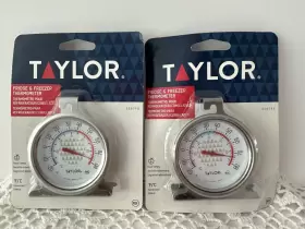 3507FS TAYLOR Steel Dial Fridge Freezer Thermometer