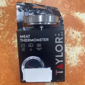 077784033081 TAYLOR Analog Meat Thermometer Oven Safe