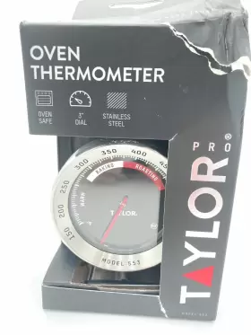 077784033098 TAYLOR Pro Oven Thermometer Steel Box