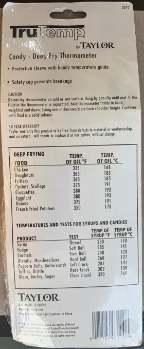 077784035108 TAYLOR Trutemp Candy Thermometer Probe #2