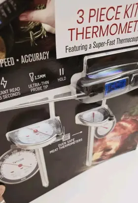 077784038857 TAYLOR Kitchen Thermometer Set Featuring #2