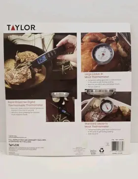 077784038857 TAYLOR Kitchen Thermometer Set Featuring #3