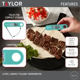 077784041383 TAYLOR Digital Meat Food Grill Bbq Cooking #3