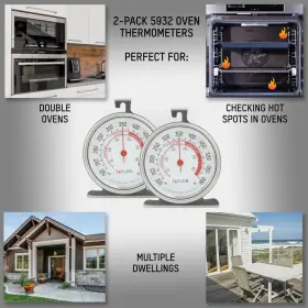 077784047200 TAYLOR Dial Kitchen Cooking Oven Thermometer #2