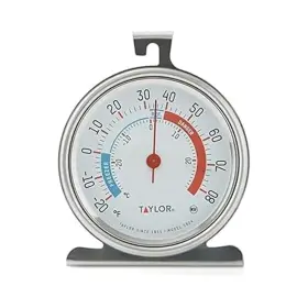 5924PACK TAYLOR Dial Refrigerator Freezer Thermometer Pack