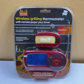 077784081747 TAYLOR Bbq Thermometer Digital Wireless Remote