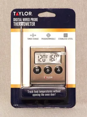 077784148792 TAYLOR Digital Wired Probe Thermometer