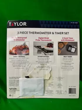 1050279 TAYLOR Digital Thermometer Timer Set Box #3
