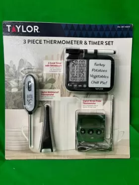 1050279 TAYLOR Digital Thermometer Timer Set Box