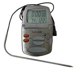 1478 TAYLOR Digital Cooking Timer Thermometer Probe Alarm