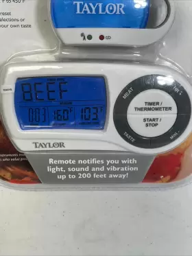 1479-21 TAYLOR Programmable Food Thermometer Wireless Remote #3