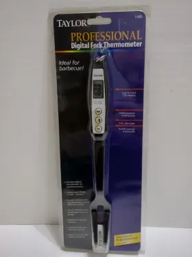 1480 TAYLOR Star Digital Meat Fork Thermometer Barbecue