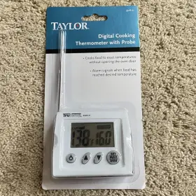 3528-21 TAYLOR Digital Probe Wired Oven Thermometer Alarm