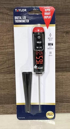 5257578 TAYLOR Digital Led Pen Thermometer Kitchen Food Meat
