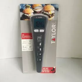 5280824 TAYLOR Digital Thermometer Usb Rechargeable