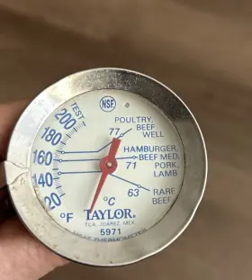 5971 TAYLOR Meat Thermometer Nsf #2