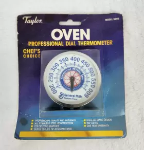 5995 TAYLOR Oven Dial Thermometer Chefs Choice