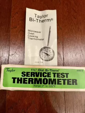 6083-3 TAYLOR Service Thermometer Dial Therm Microwave #3