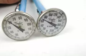 6092-1 TAYLOR Therm Dial Pocket Thermometer Sleeve #2