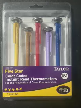 6092NFSA TAYLOR Dial Cross Contamination Thermometer Set