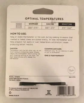 7778435066 TAYLOR Steel Trutemp Gauge Oven Thermometer #3
