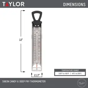 803983005846 TAYLOR Steel Candy Food Cooking Kitchen Analog #2