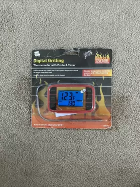 Taylor 808ww Weekend Warrior Digital Grilling Thermometer Probe And Timer