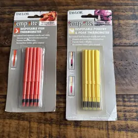 8778J TAYLOR Rite Disposable Fish Poultry Pork Thermometer