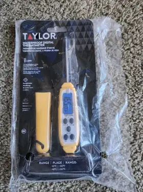 9848FDA TAYLOR Waterproof Digital Food Service Thermometer