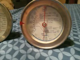 BIN1 TAYLOR Ekco Cooper Roast Meat Thermometer #3
