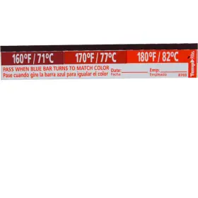 8769 TAYLOR PRECISION Dishwasher Temperature Label