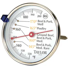 TAP5939N TAYLOR Precision Meat Dial Thermometer