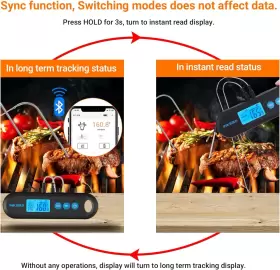 2PB-12 HYBRID Thermometer Between Remote Bluetooth Bbq Meat #2