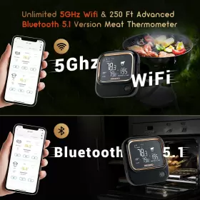 313042327388 WIFI Bluetooth Meat Thermometer Probes #2