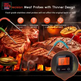 445019286237 WIFI Dual Bluetooth Wireless Meat Thermometer #3