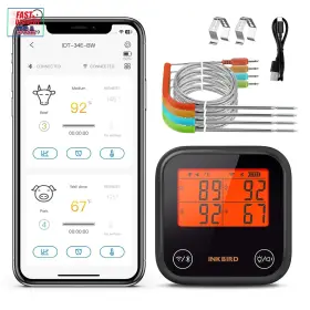 445019286237 WIFI Dual Bluetooth Wireless Meat Thermometer