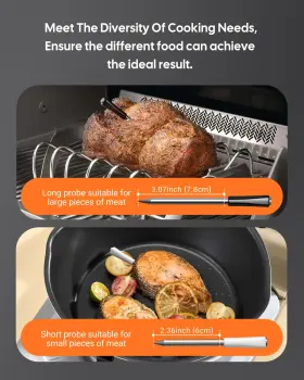FNT12-1 MEAT Wireless Thermometer Smoker Wifi Bluetooth Grill #3